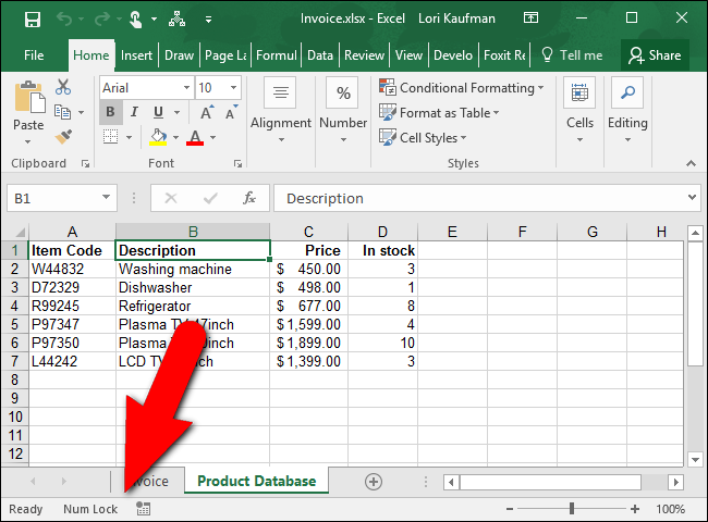excel for mac, move to left and right